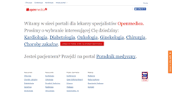 Desktop Screenshot of openmedica.pl